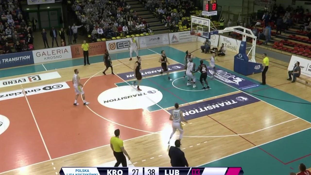 SKRÓT MECZU MIASTO SZKŁA KROSNO - TBV START LUBLIN 69-71