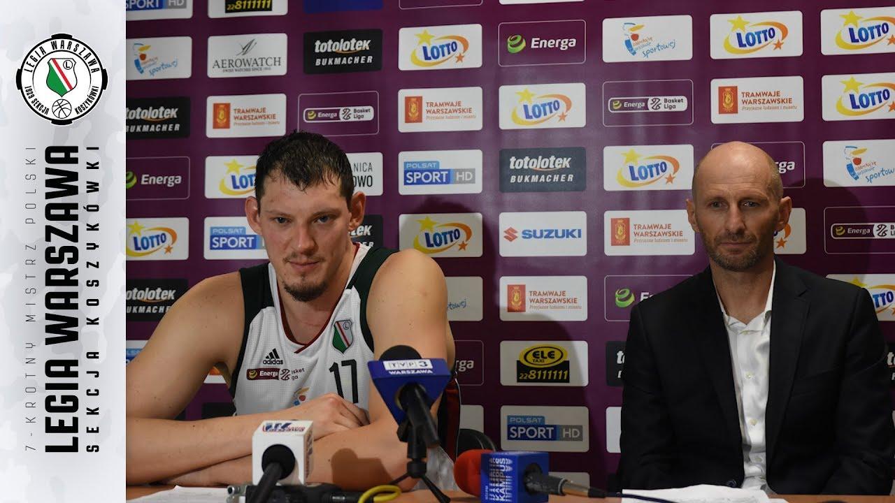 Konferencja prasowa po meczu Legia Warszawa vs BM Slam Stal Ostrów Wlkp.