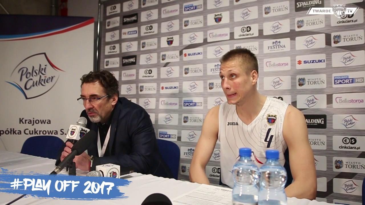 Konferencja po 1 meczu #PlayOff2017 | Polski Cukier Toruń - Rosa Radom