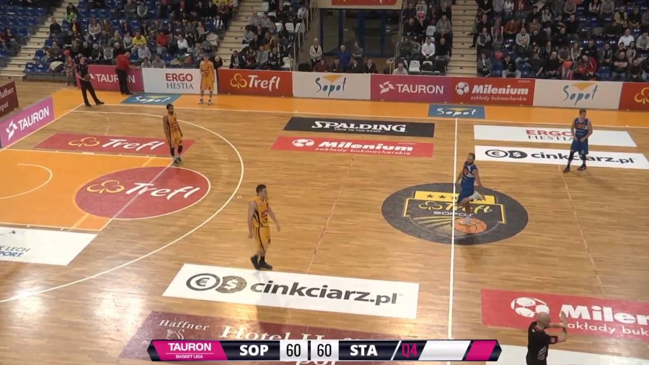 Piotr Śmigielski - 12 punktów w ostatnich 4 minutach meczu Trefl - Polpharma #TBLPL