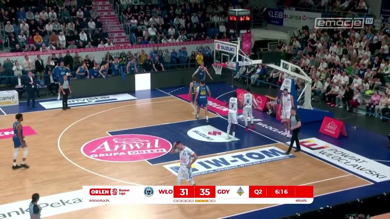 Łukasz Kolenda z góry z faulem! #ORLENBasketLiga #PLKPL