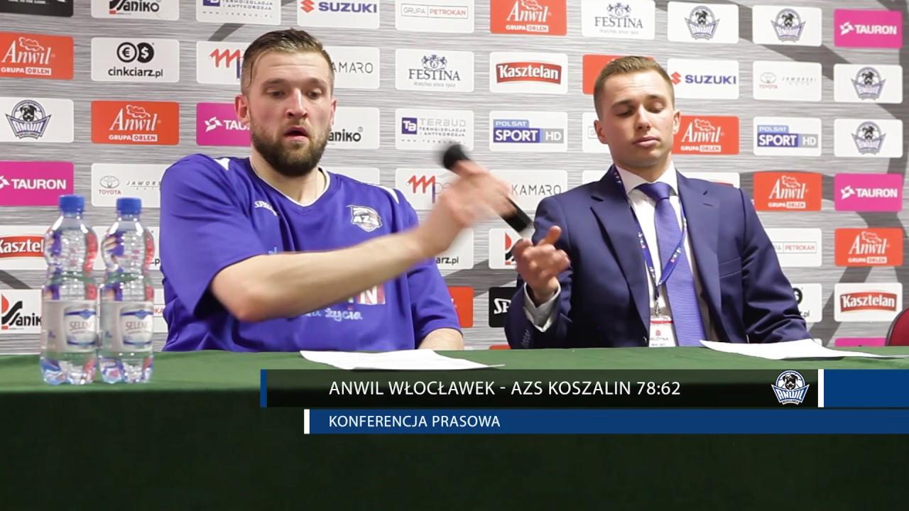 Anwil Włocławek - AZS Koszalin 78:62 | Konferencja prasowa