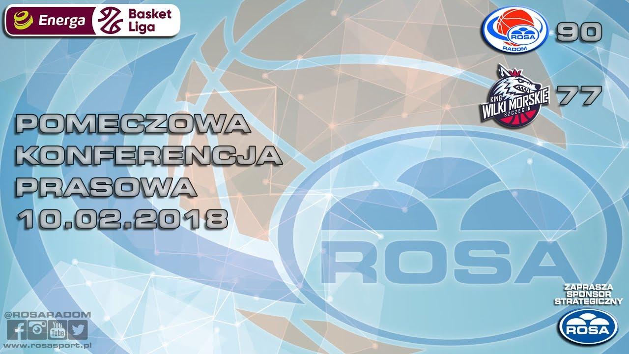 Konferencja prasowa po meczu ROSA Radom - King Szczecin #plkpl