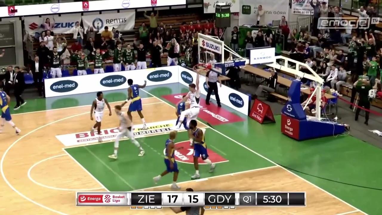 MEGA AKCJA! Blok i alley-oop! Jan Wójcik! #EnergaBasketLiga #PLKPL