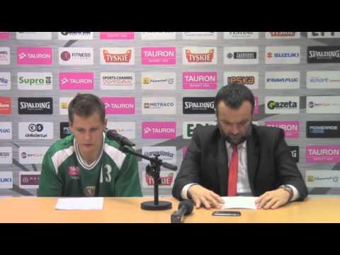 Śląsk Wrocław - Stelmet BC Zielona Góra - Konferencja prasowa