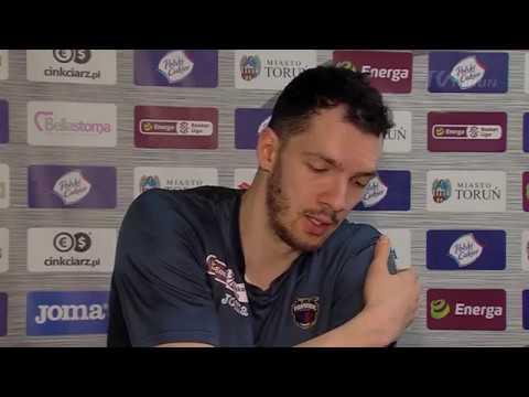 Konferencja po meczu Polski Cukier Toruń - BM Stal Ostrów Wielkopolski
