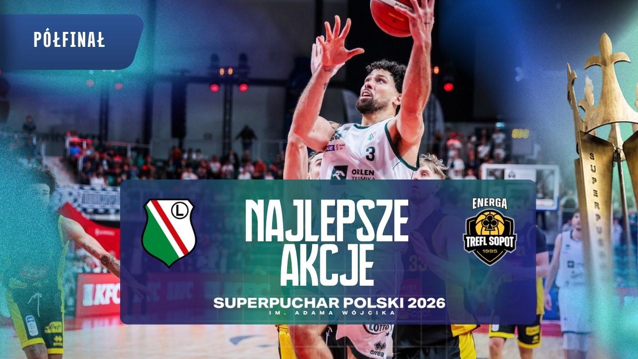 SKRÓT | Legia - Energa Trefl | półfinał Superpucharu Polski