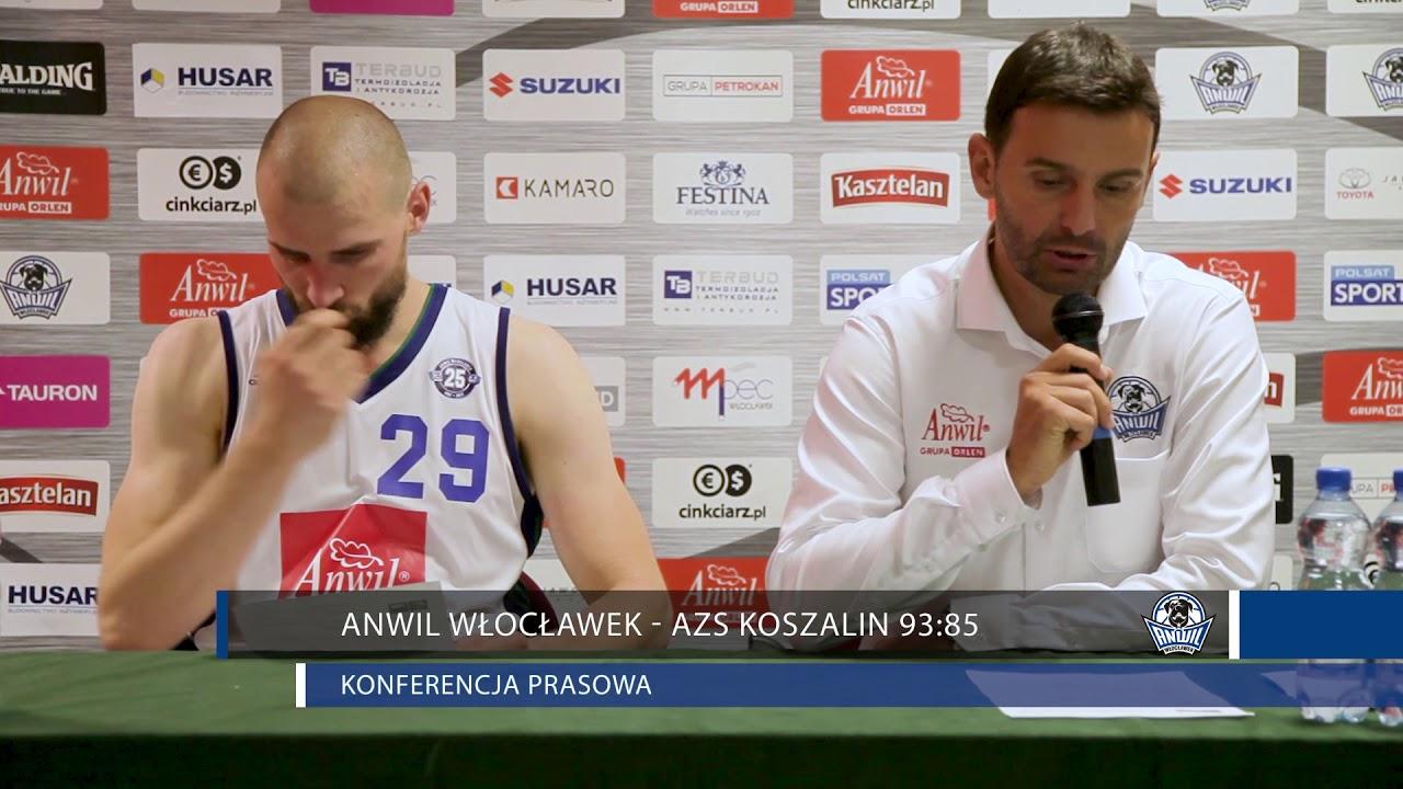 Anwil Włocławek - AZS Koszalin 93:85 | konferencja prasowa