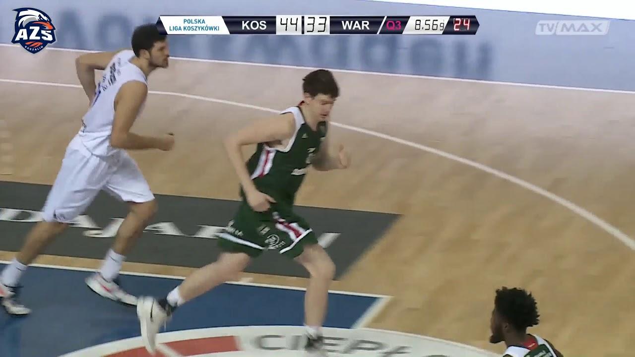 Skrót meczu, AZS Koszalin - Legia Warszawa 84:76, 23.12.2017