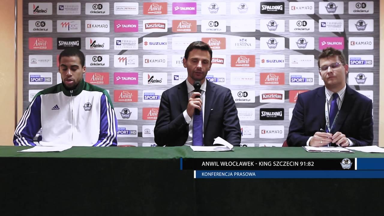 Anwil Włocławek - King Szczecin 91:82 | Konferencja prasowa