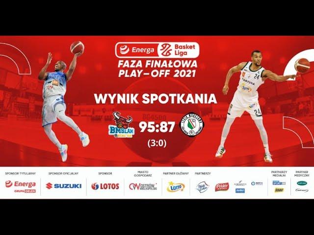 Konferencja prasowa 3 Półfinał Play Off 2021 - LEGIA Warszawa - Arged BMSLAM Stal Ostrów Wlkp.