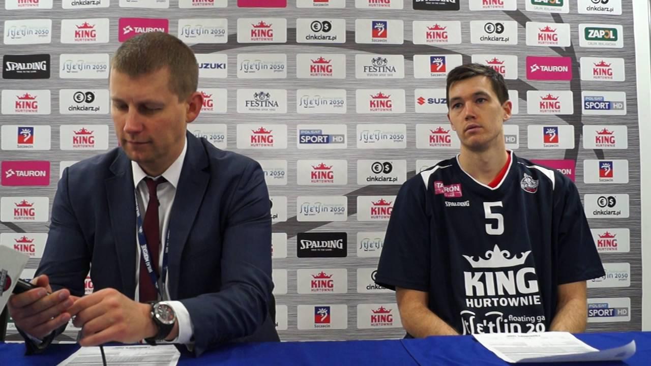 Konferencja prasowa King Szczecin - TBV Start Lublin 93:88