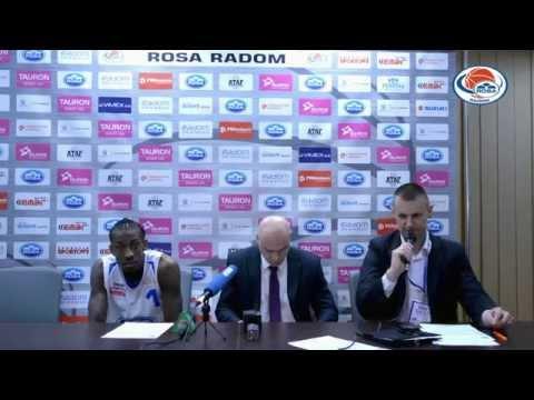 Rosa TV: Konferencja prasowa po meczu ROSA Radom - King Wilki Morskie Sczecin 122:78 - 03.04.2015