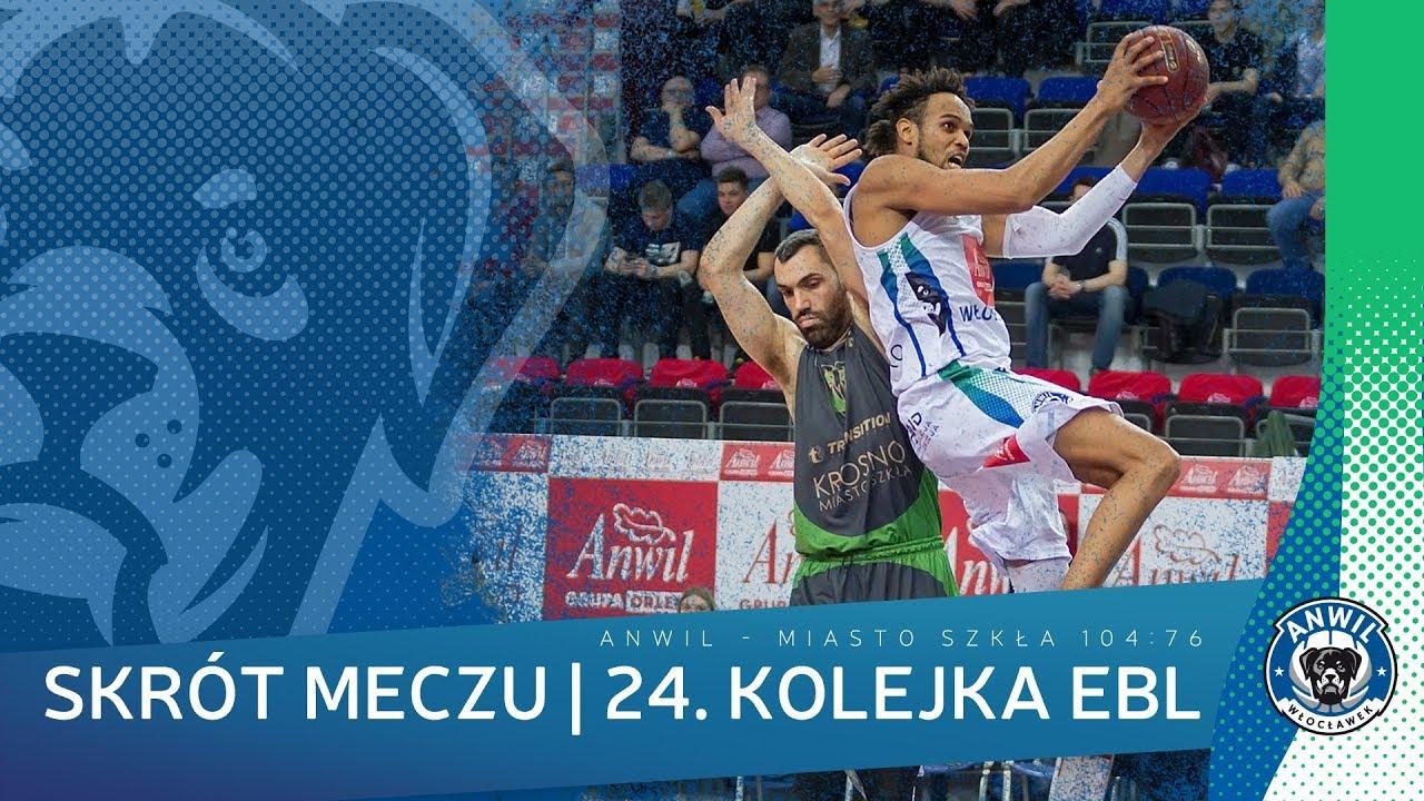 Anwil Włocławek - Miasto Szkła Krosno 104:76 | skrót meczu