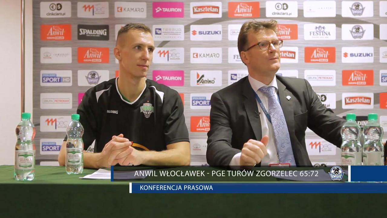 Anwil Włocławek - PGE Turów Zgorzelec 65:72 | Konferencja prasowa