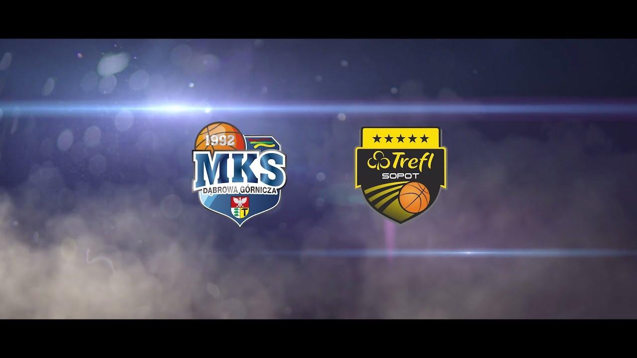 Skrót meczu MKS Dąbrowa Górnicza vs Trefl Sopot.