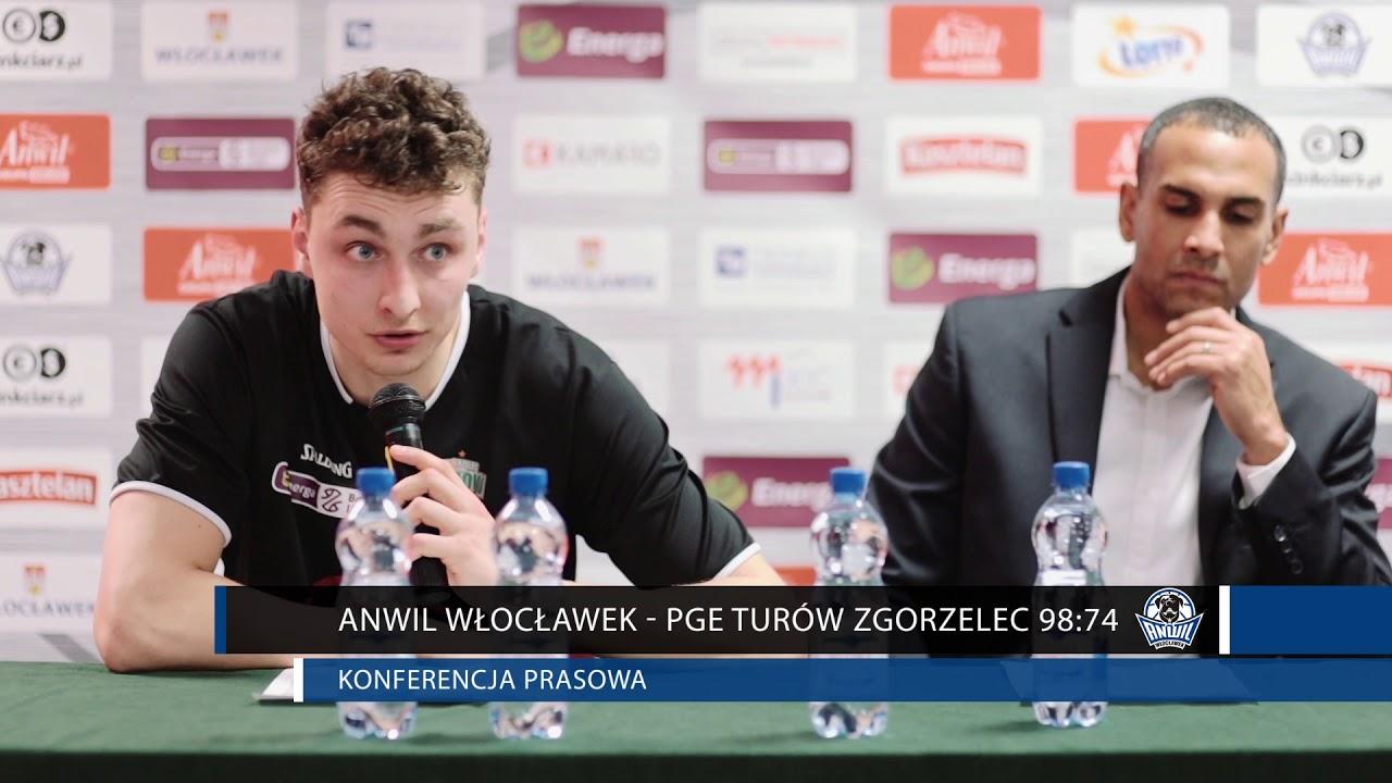 Anwil Włocławek - PGE Turów Zgorzelec 98:74 | Konferencja prasowa
