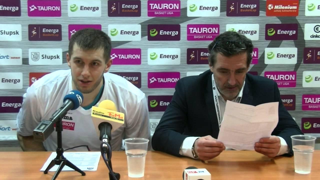 Konferencja prasowa: ENERGA CZARNI Słupsk 78:71 Polski Cukier Toruń