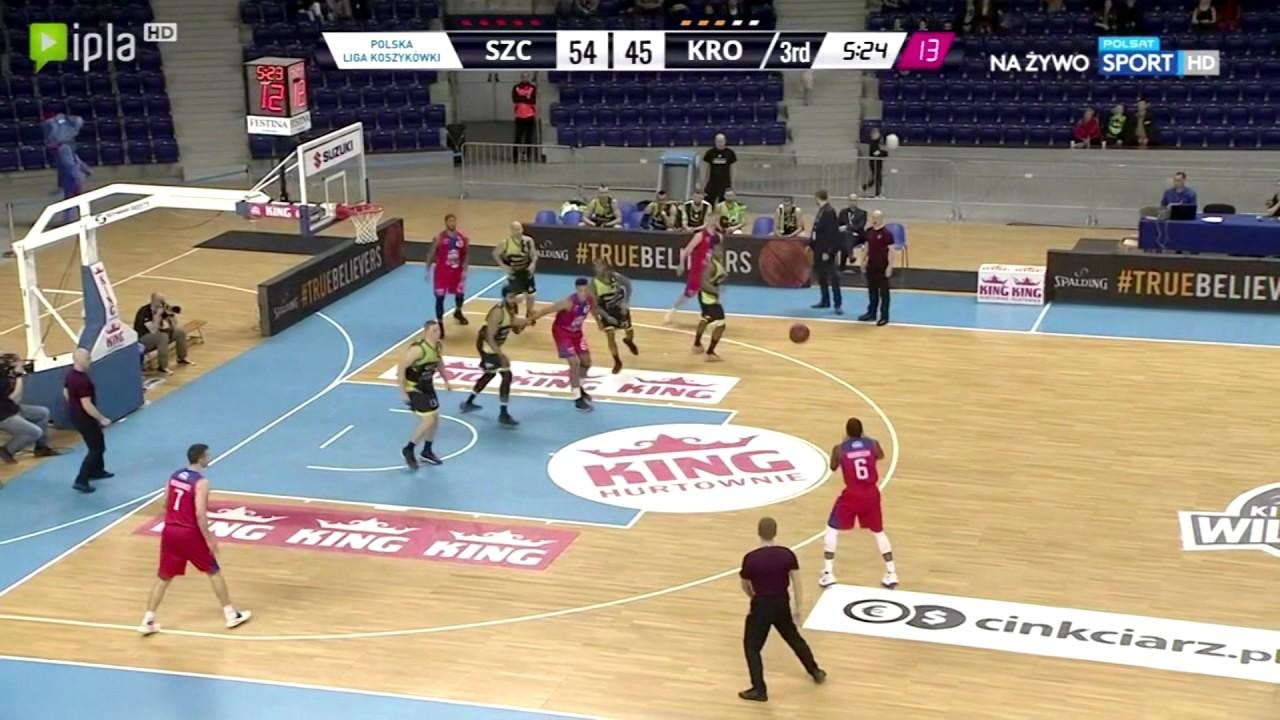 Skrót meczu King Szczecin - Miasto Szkła Krosno 105:78