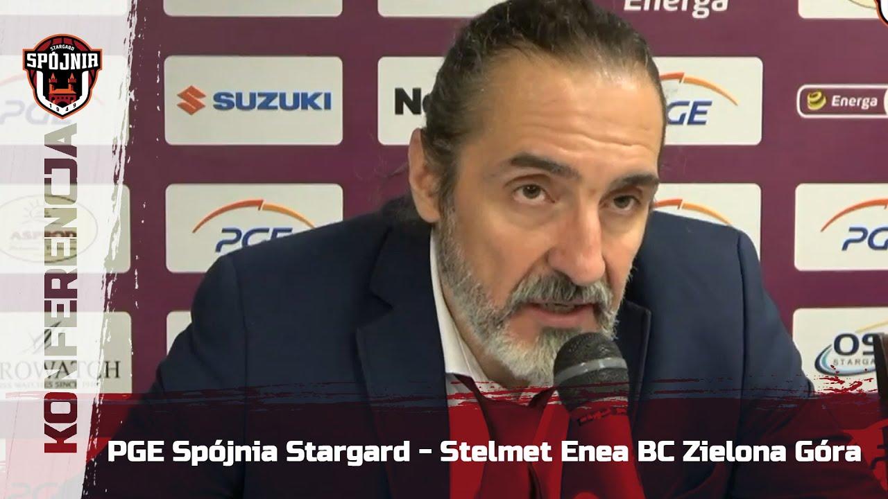 Konferencja po meczu PGE Spójnia Stargard - Stelmet Enea BC Zielona Góra