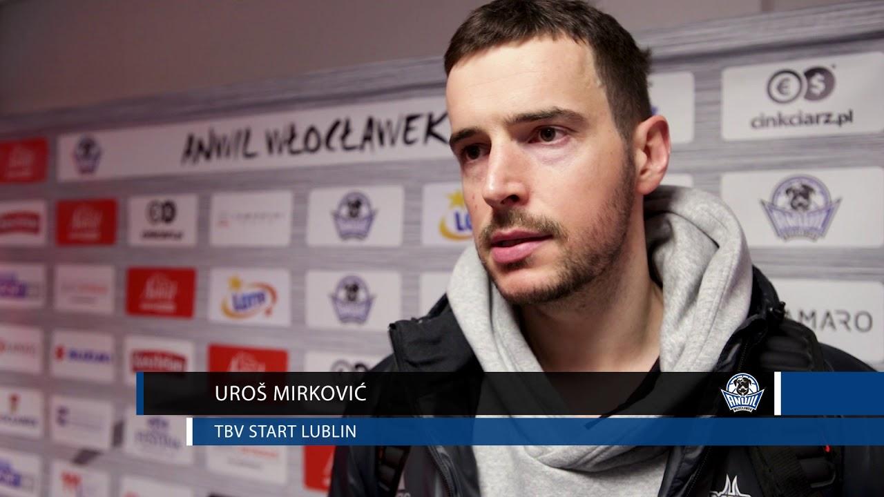 Anwil Włocławek - TBV Start Lublin 80: 57 | Uroš Mirković