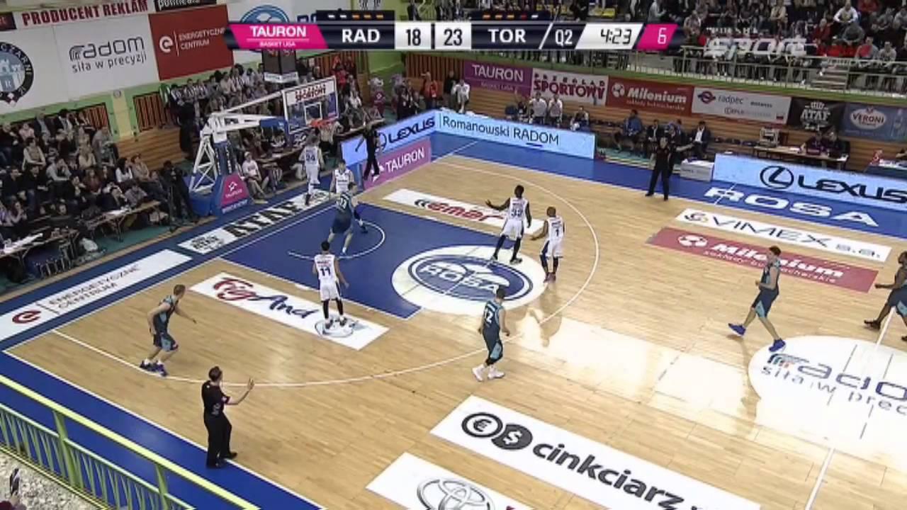 Świetne podanie Gibsona i wsad Kornijenki #TBLPL