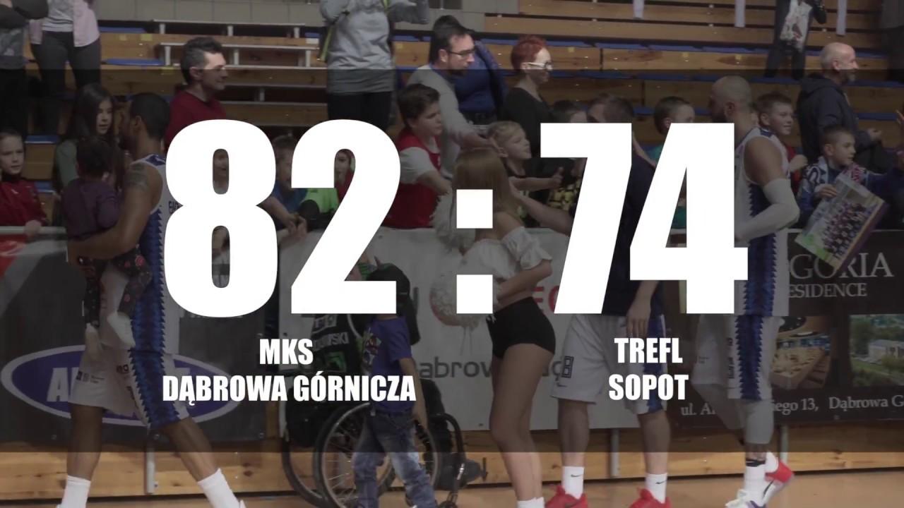 Skrót meczu MKS Dąbrowa Górnicza - Trefl Sopor