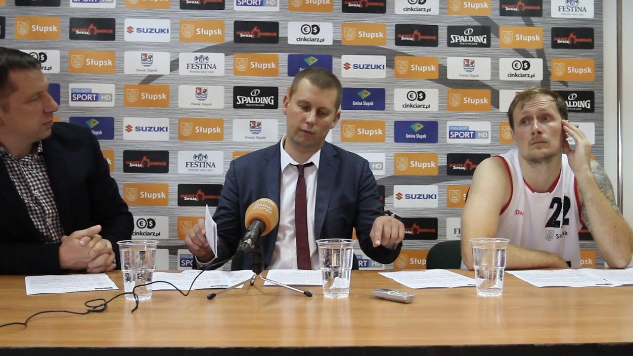 CZARNI Słupsk - TBV Start Lublin (konferencja 1)