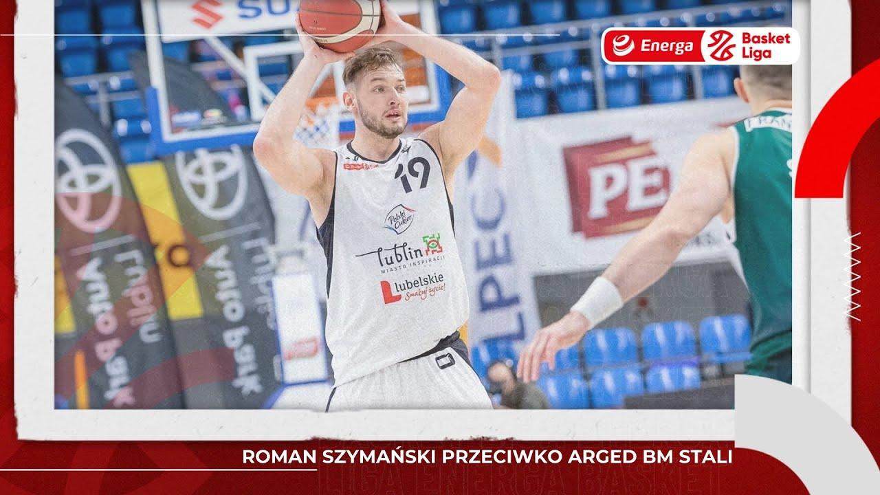 Najlepsze akcje Romana Szymańskiego przeciwko Arged BM Stali #EnergaBasketLiga #PLKPL