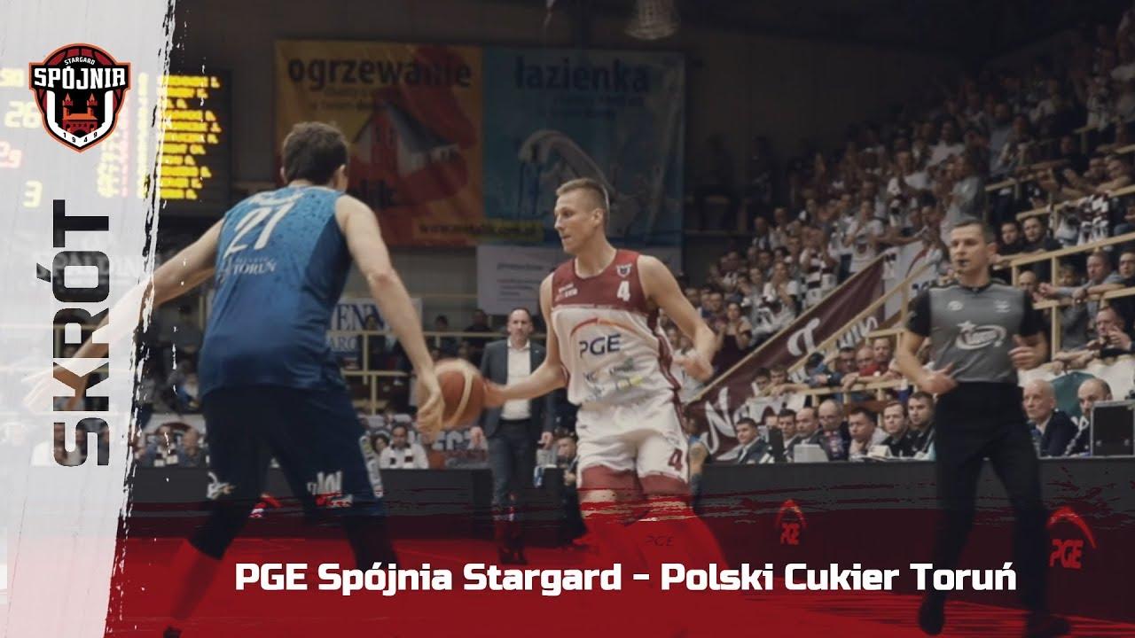 Skrót meczu PGE Spójnia Stargard - Polski Cukier Toruń