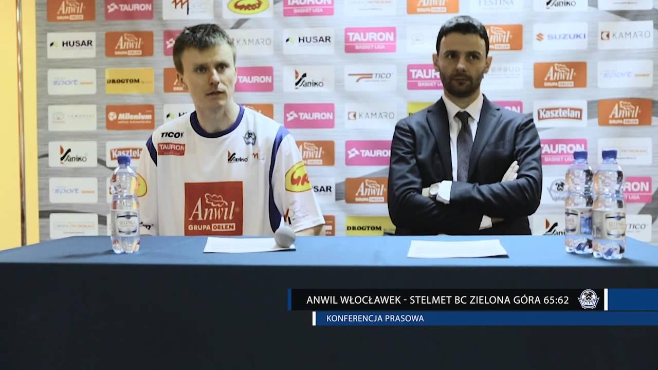 Anwil Włocławek - Stelmet BC Zielona Góra | Konferencja prasowa