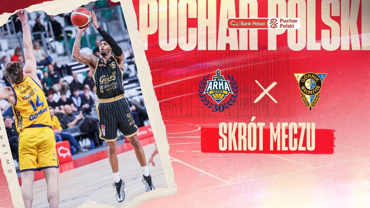 SKRÓT | AMW Arka - Górnik Zamek Książ | Ćwierćfinał Pekao S.A. Pucharu Polski