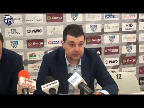 Konferencja prasowa po meczu AZS Koszalin - PGE Turów Zgorzelec 82:80, 24.03.2018