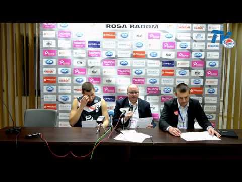 Rosa TV: Konferencja prasowa po meczu ROSA RADOM - ENERGA CZARNI SŁUPSK 78:87 - 04.01.2015