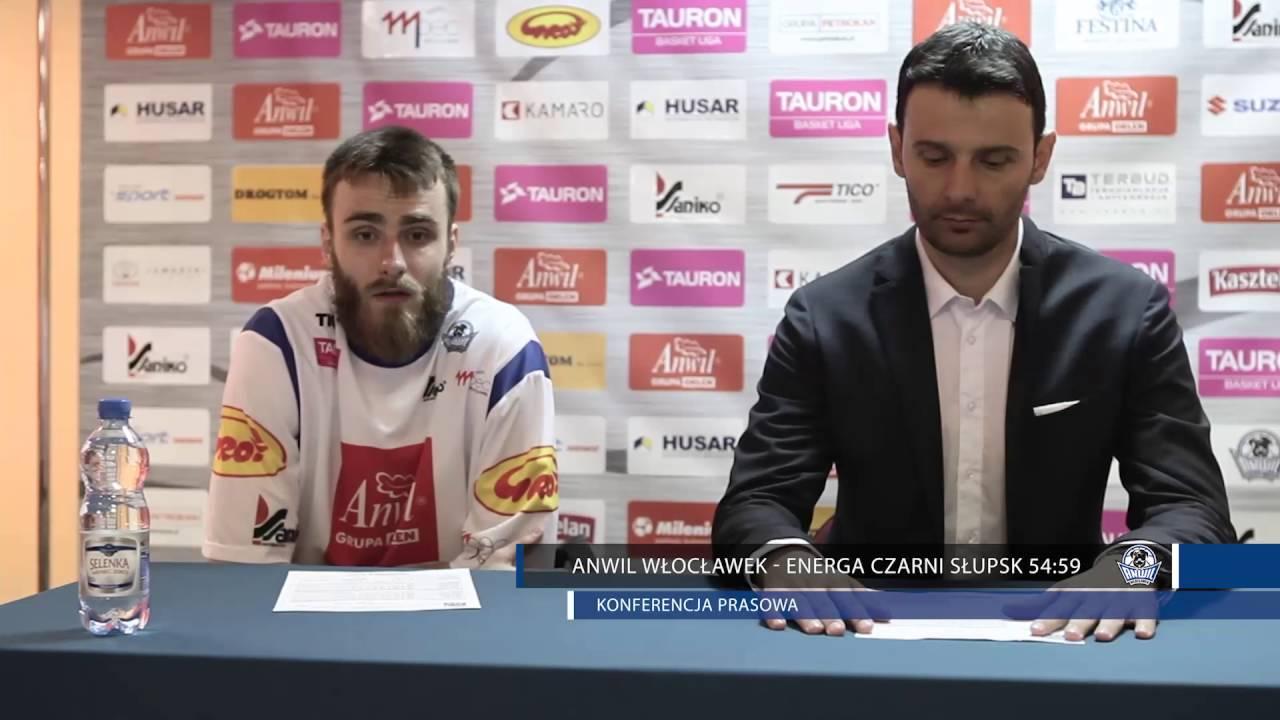 Anwil Włocławek - Energa Czarni Słupsk 54:59 | Konferencja prasowa