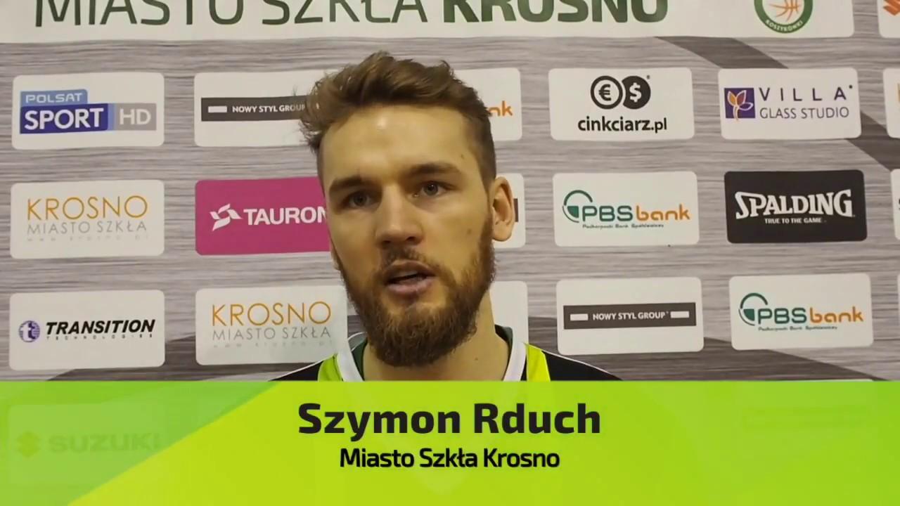 Wypowiedzi po meczu Miasto Szkła Krosno - Polfarmex Kutno: Szymon Rduch