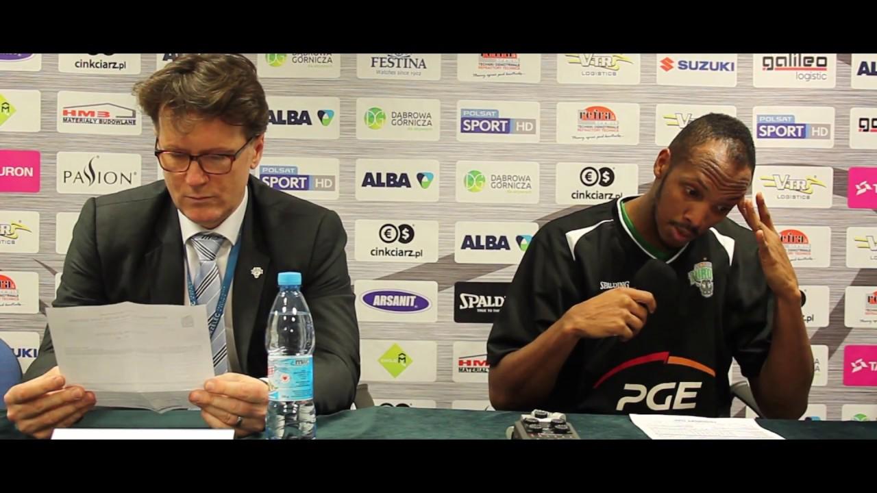 Konferencja prasowa po meczu MKS Dąbrowa Górnicza vs Turów Zgorzelec.