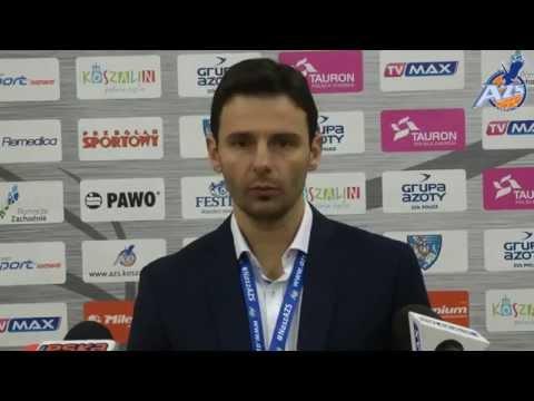 Konferencja prasowa po meczu, AZS Koszalin - Rosa Radom 87:69, 29.11.2014