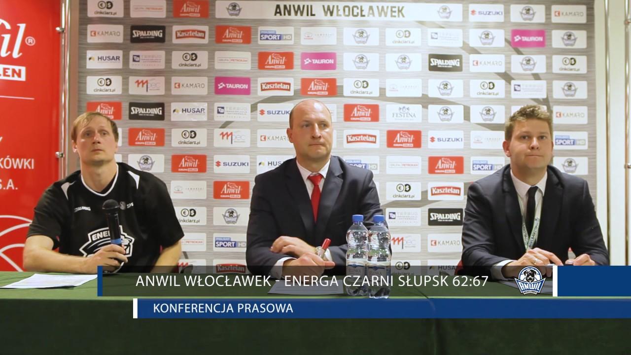 Anwil Włocławek - Energa Czarni Słupsk 62:67 | Konferencja prasowa