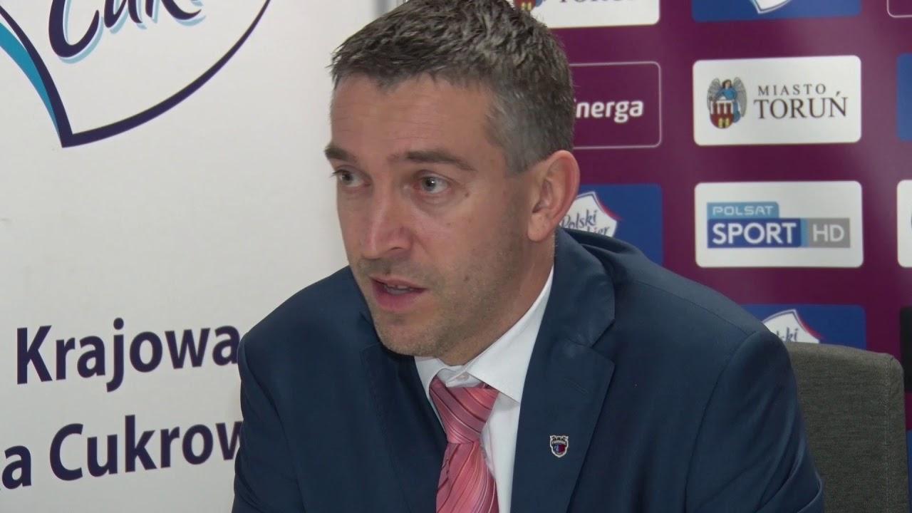 Konferencja po meczu Polski Cukier Toruń - Stelmet Enea BC Zielona Góra