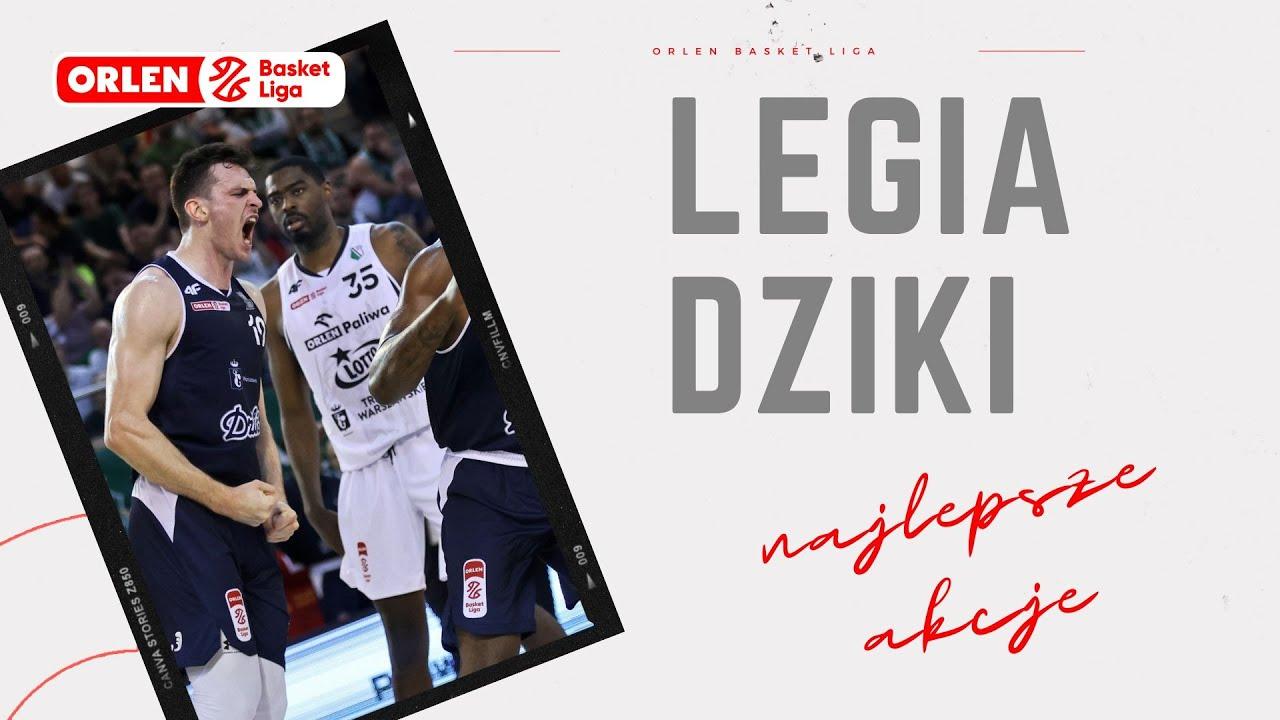 Legia - Dziki - najlepsze akcje #ORLENBasketLiga #plkpl