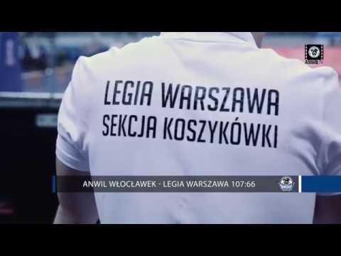 Anwil Włocławek - Legia Warszawa 107:66 | skrót meczu