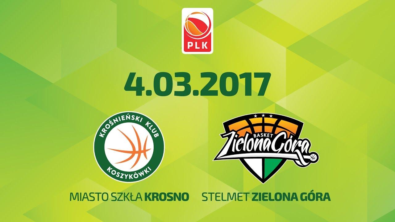 Skrót meczu Miasto Szkła Krosno - Stelmet BC Zielona Góra.