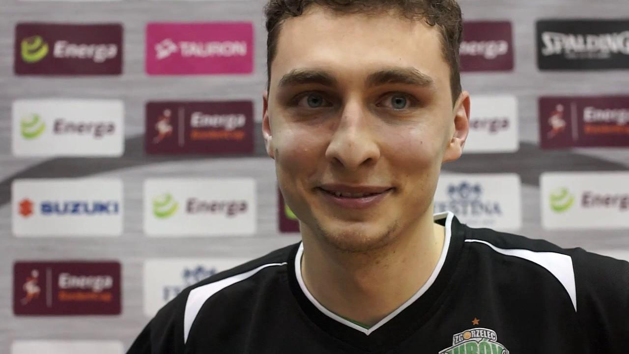 Kacper Borowski po meczu ENERGA CZARNI Słupsk 78-72 PGE Turów Zgorzelec