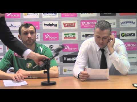 Śląsk Wrocław - PGE Turów Zgorzelec - Konferencja prasowa