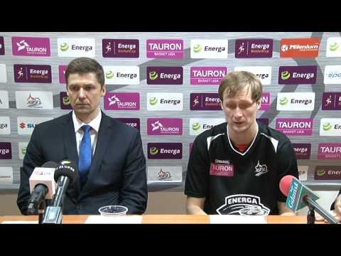 KONFERENCJA: ENERGA CZARNI Słupsk 77:74 WKS ŚLĄSK Wrocław