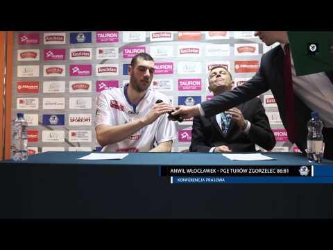 Anwil Włocławek - PGE Turów Zgorzelec 86:81 | Konferencja prasowa