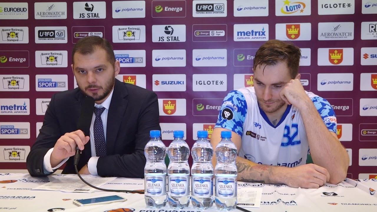 Konferencja prasowa po meczu Polpharma Starogard Gdański - TBV Start Lublin