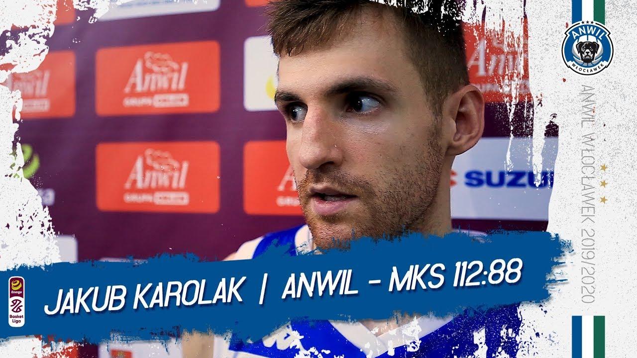 Jakub Karolak | Anwil Włocławek - MKS Dąbrowa Górnicza 112:88