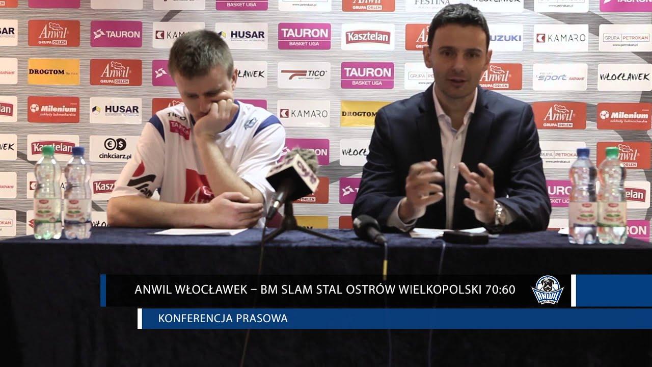 Anwil Włocławek – BM Slam Stal Ostrów Wielkopolski | Konferencja prasowa